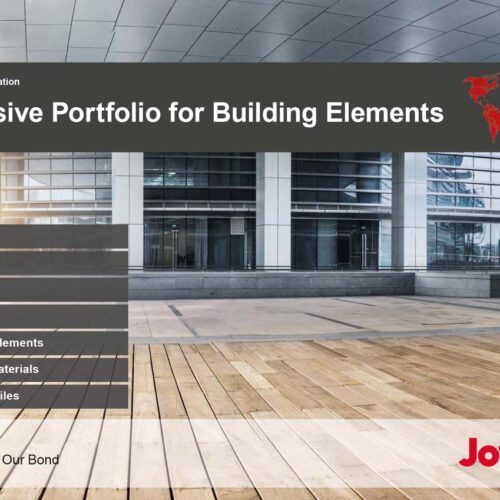 Jowat, Adhesive Portfolio for Building Elements