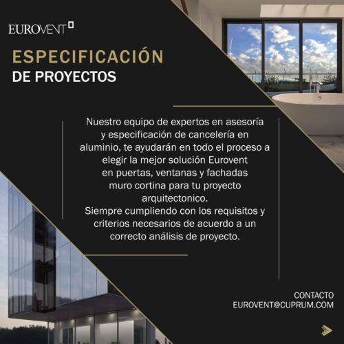 ¡Te invitamos a conocer nuestro servicio Eurovent de asesoría y especificación de proyectos arquitectónicos!