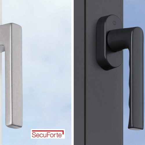 Protección antirrobo con las manillas de ventana SecuForte y Secustik